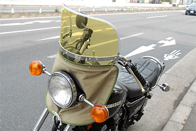 ニッパチ風防 キバミ/昭和布タレ | 旧車バイクカスタムパーツのゼット 