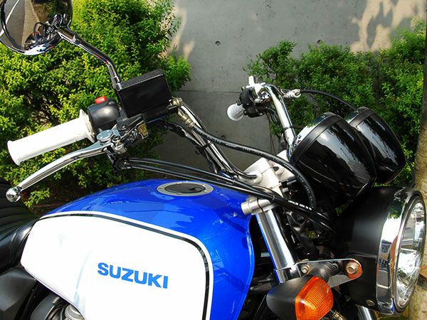 バイクハンドル　上等ハンドルNO1　20cm