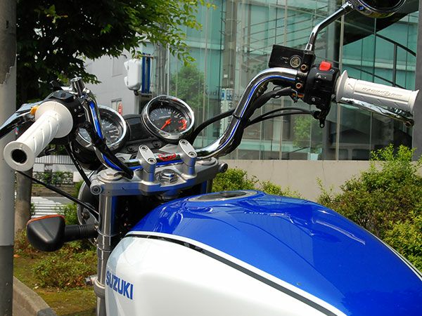 バイクハンドル　上等ハンドルNO1　20cm