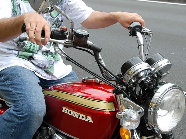 バイクハンドル　Z2しぼり20cm