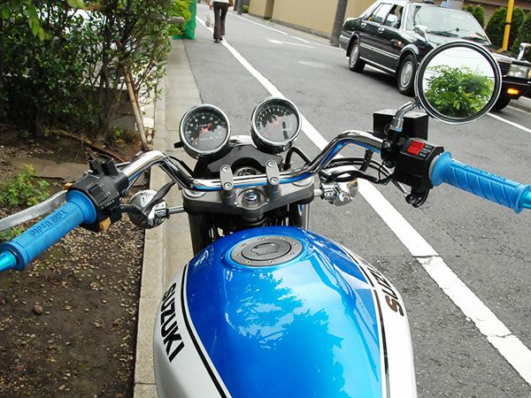 バイクハンドル　Z2しぼり20cm