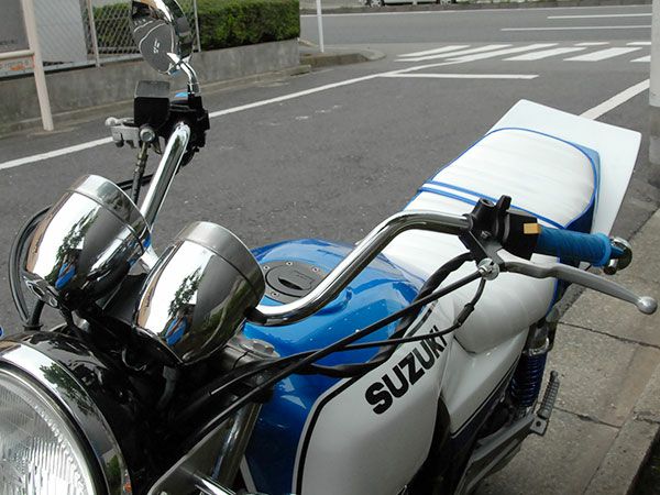バイクハンドル　Z2しぼり20cm