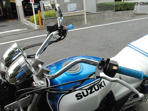 バイクハンドル　Z2しぼり20cm