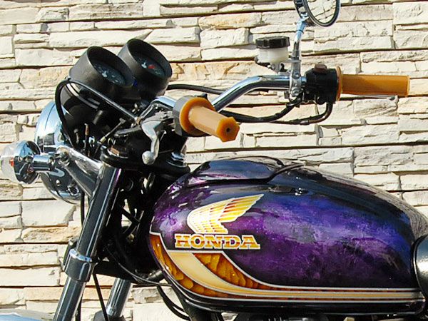 バイクハンドル　シャコタンしぼり12cm