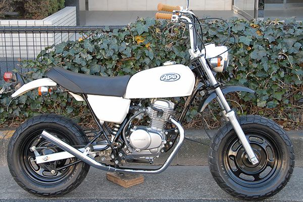 APE(エイプ)50/100ccリトルパイプメッキ | 旧車バイクカスタムパーツの 