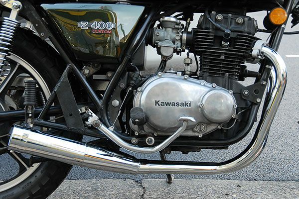 Z400/RS/B/Tハモリー管　メッキ