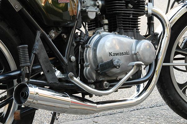 Z400/RS/B/Tハモリー管　メッキ