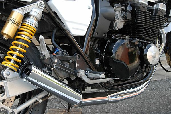 XJR400/S/R/R2イカシタショート管ZZYA管 | 旧車バイクカスタムパーツの 
