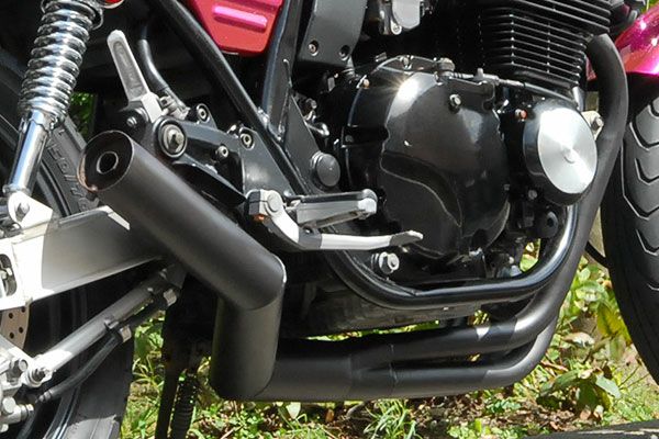 XJR400/S/R/R2イカシタショート管ZZYA管(ジーヤ管)ブラック | ゼット 
