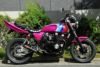 XJR400/S/R/R2イカシタショート管ZZYA管(ジーヤ管)ブラック