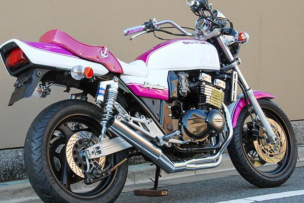 GSX400インパルスイカシタショート管ZZYA管(ジーヤ管)メッキ
