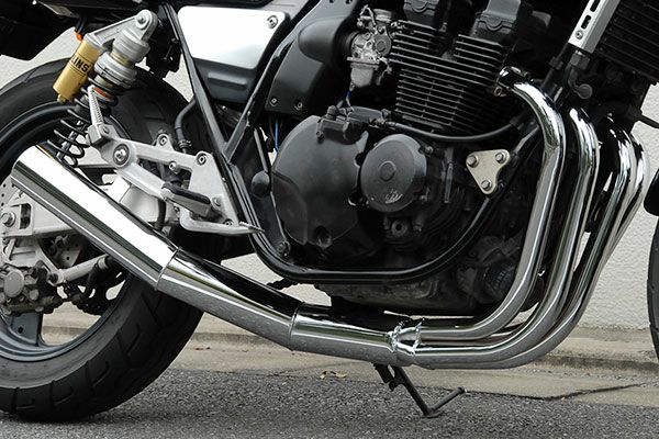 XJR400/S/R/R280φ極太マフラーバズー管メッキ