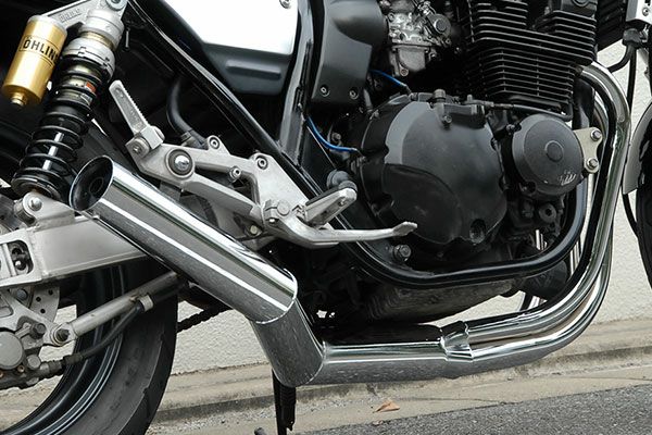 XJR400/S/R/R280φ極太マフラーバズー管メッキ