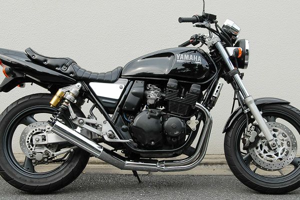 XJR400/S/R/R280φ極太マフラーバズー管メッキ