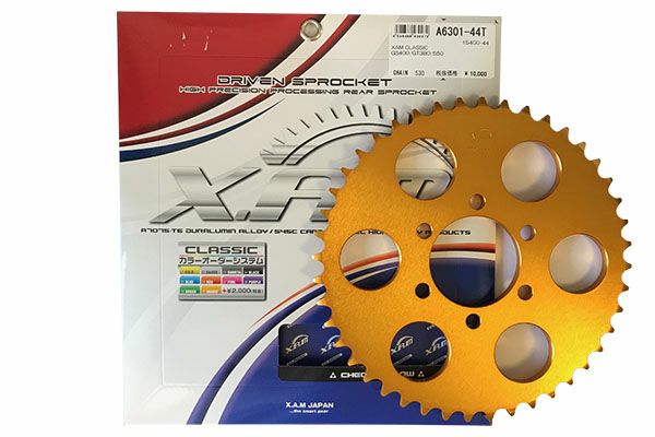 gsx250e スプロケットタワー メッキ加工 乏しく