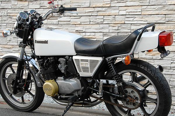 Z400FX/Z250FT用メッキゴム巻タンデムバー