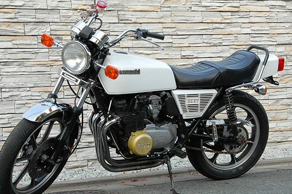 Z400FX/Z250FT用メッキゴム巻タンデムバー