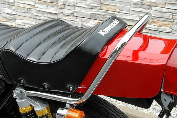 Z400FX/Z250FT用メッキタンデムバー