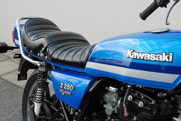 Z400FX/Z250FT用メッキタンデムバー