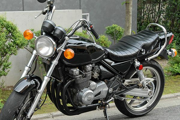 ゼファー400/χ用Z2タイプメッキタンデムバー