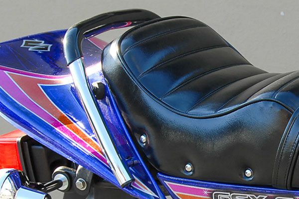 GSX250/400Eザリ用極太メッキゴム巻タンデムバー | 旧車バイクカスタム