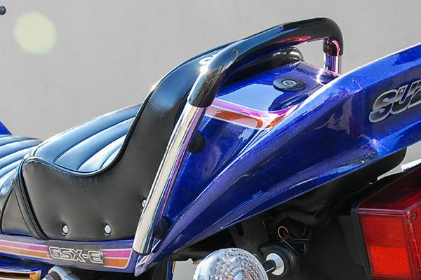 GSX250/400Eザリ用極太メッキゴム巻タンデムバー