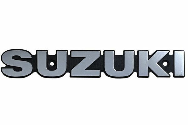 SUZUKI(スズキ)タンクエンブレム(シルバー)