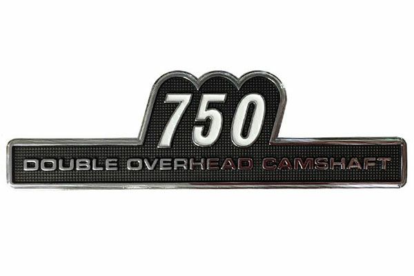 Z2タイプ750サイドカバーエンブレム(白/メッキ)