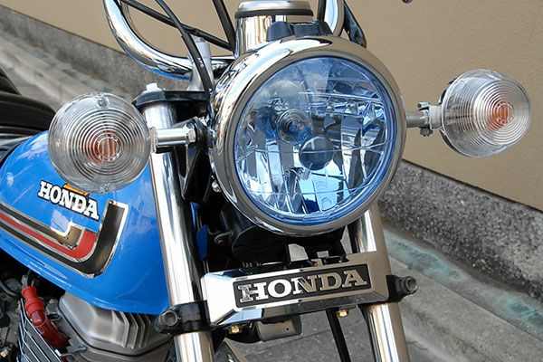 ミニ用HONDA(ホンダ)汎用メッキ三つ又カバー/タイプ3