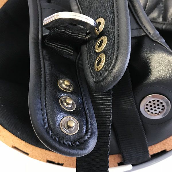 コダワリの族ヘル 激安コルク半ミツボタン/ピンクラメ