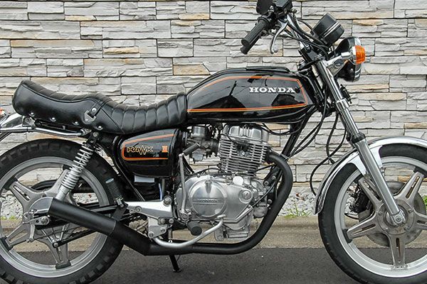 ホーク2　250/400ccイカシタショート管ZZYA管(ジーヤ管)ブラック