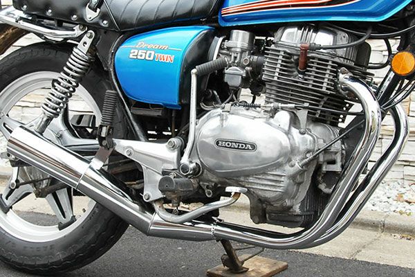 CB250/400T80φ極太バズー管【メッキ】
