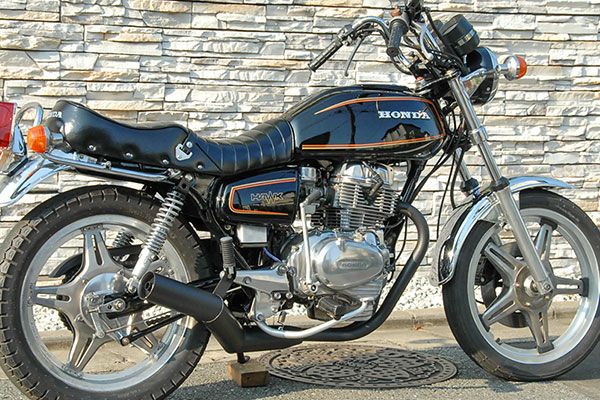 CB250/400T80φ極太バズー管【ブラック】