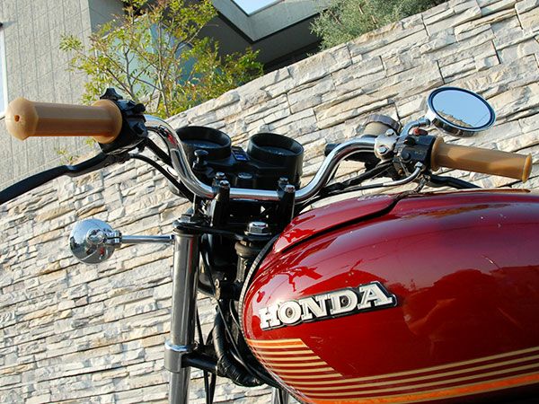 バイクハンドル　ファーザーハン12.5cm