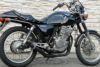 GB250クラブマン用ショート管分割式秘密の集合管ブラック