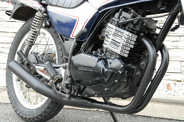 CB250RS/-Z/-ZR用ショート管 集合管ブラック | 旧車バイクカスタム 