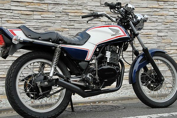 CB250RS/-Z/-ZR用ショート管分割式秘密の集合管ブラック