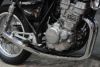 GB250クラブマン用ショート管分割式秘密の集合管メッキ