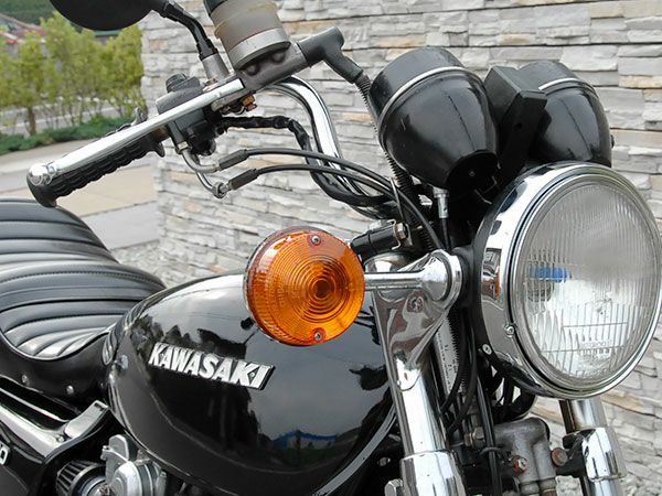 バイクハンドル　ハヤブサハンドル17.5cm