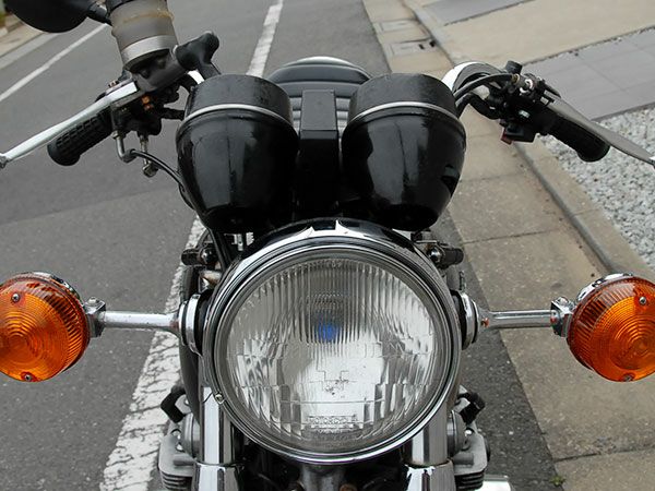 バイクハンドル　ハヤブサハンドル17.5cm