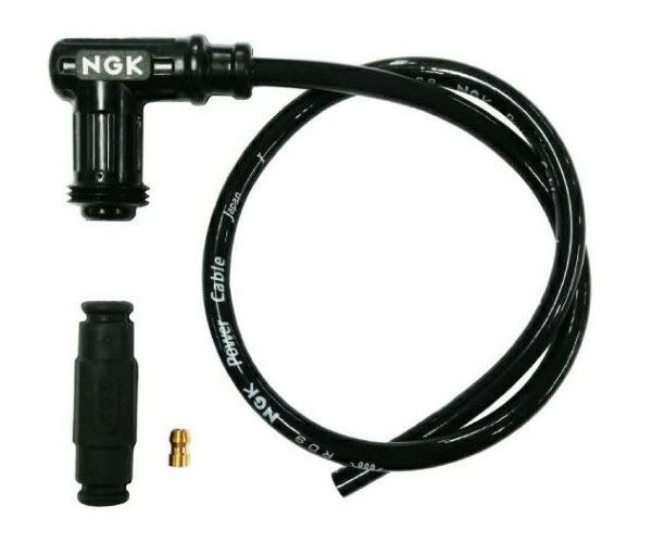 NGKパワーケーブルL型/90°タイプ(黒)