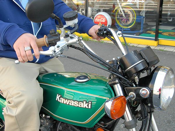 バイクハンドル　リハビリ集会しぼり