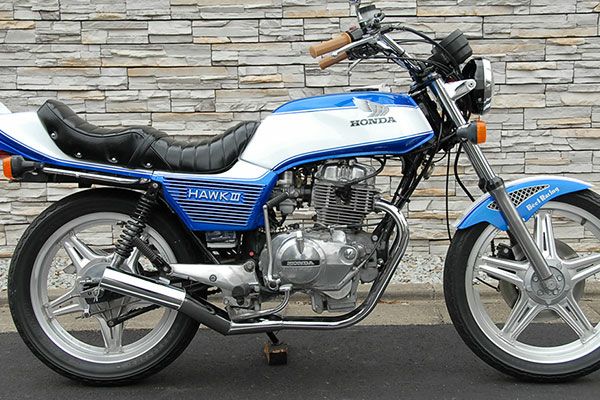 ホーク3/N　250/400ccイカシタショート管ZZYA管(ジーヤ管)メッキ
