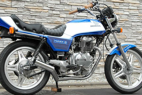ホーク3/N　250/400ccイカシタショート管ZZYA管(ジーヤ管)メッキ