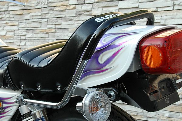 GS400/E用メッキゴム巻きタンデムバー