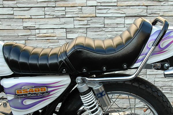 GS400/E用メッキゴム巻きタンデムバー