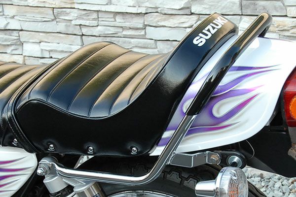 GS400/E用メッキゴム巻きタンデムバー