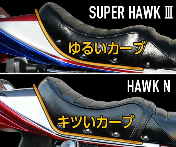 CB250/400スーパーホークⅢタックロールシート