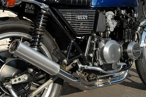 Z400FXコブラツイスト管メッキ4→2→１