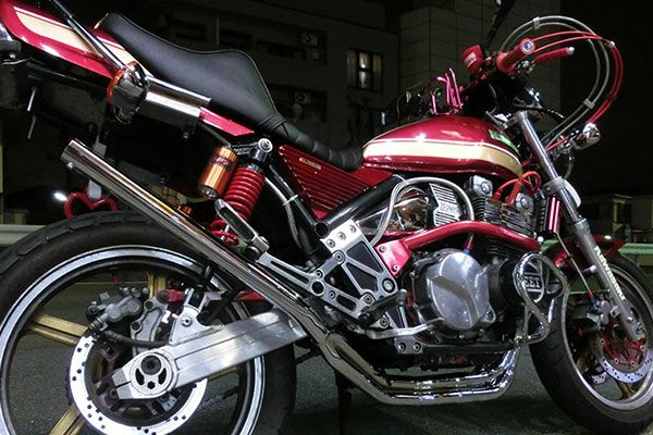 ゼファー400コブラツイスト激細ロング